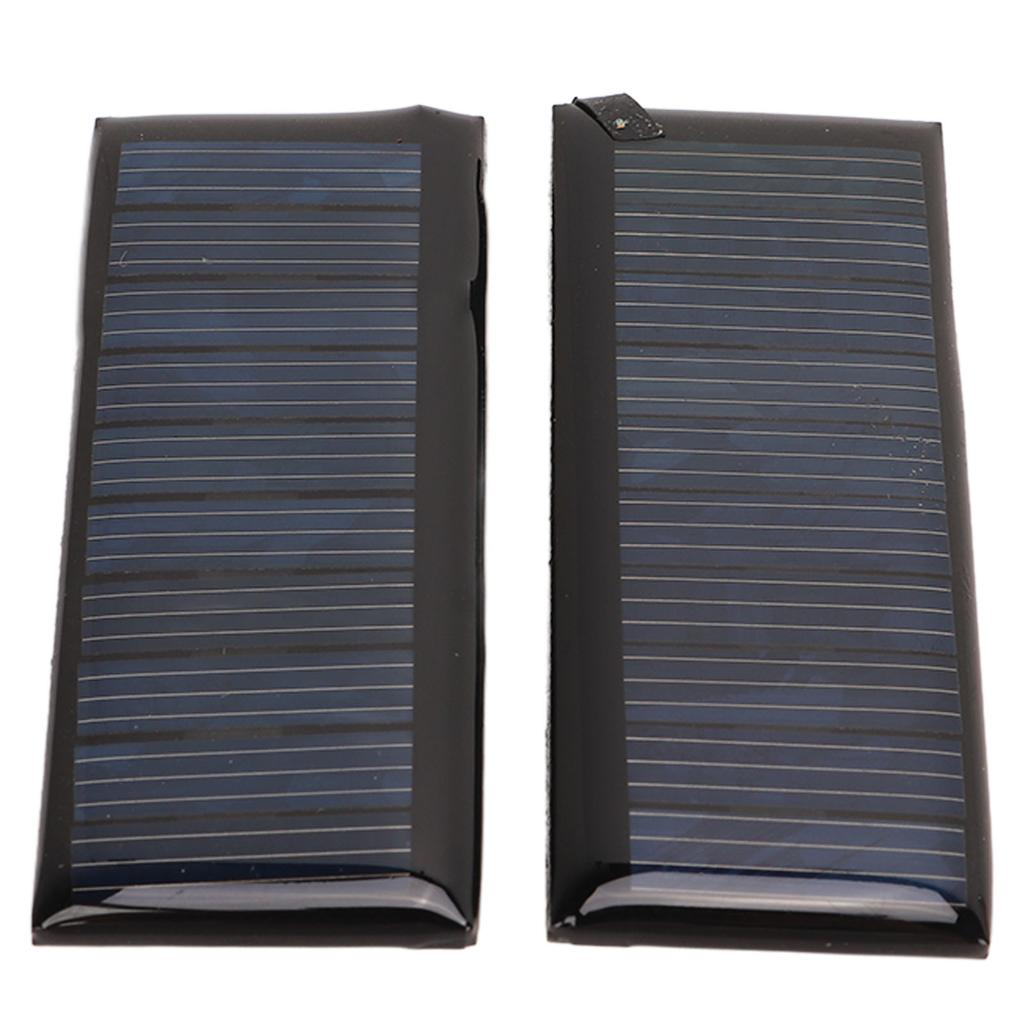 2 шт. Мини-солнечные панели 45 мА 5 В 3,7 В с высокой степенью преобразования, энергосберегающие, эффективные поликристаллические солнечные элементы