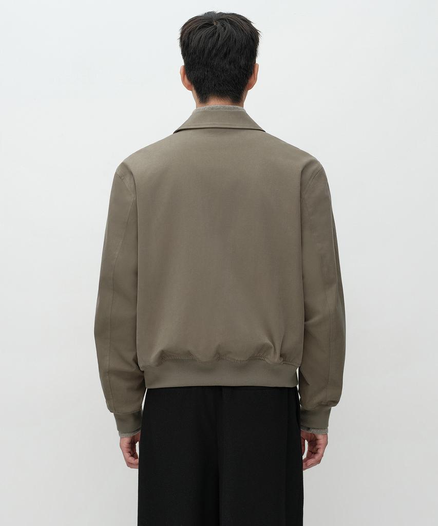 MUSINSA STANDARD [City Workers] Moleskine Aviator Jacket [Taupe]
