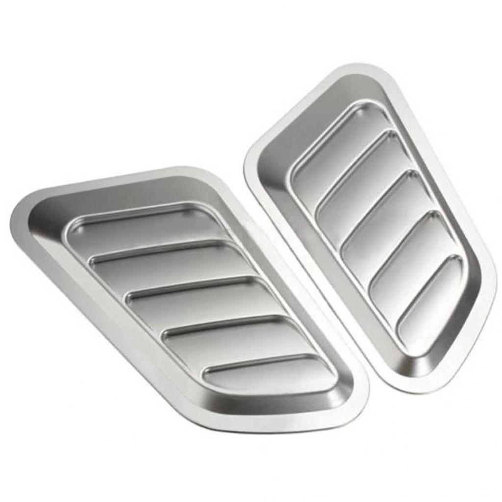 1 пара автомобильных декоративных воздухозаборников, совок, турбокапот, вентиляционная крышка, капот, крыло