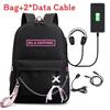 Stray Kids Foldable Polyester Book Bag With Spacious Compartments For Students