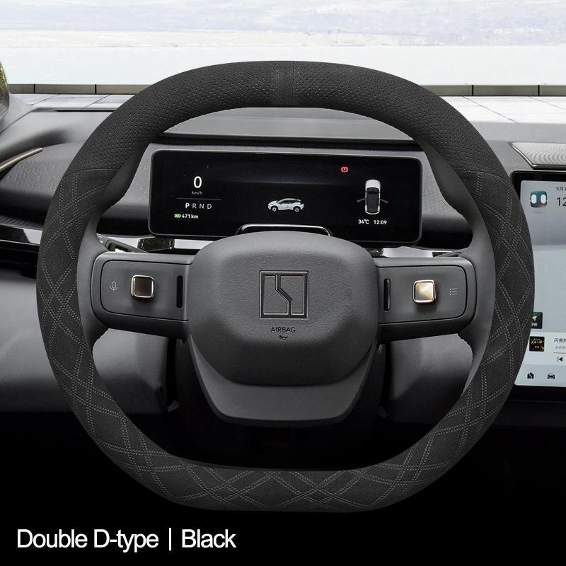 Декоративная накладка на руль автомобиля из замши, обмотка ручки для ZEEKR X 001 009 2026 2026 2026