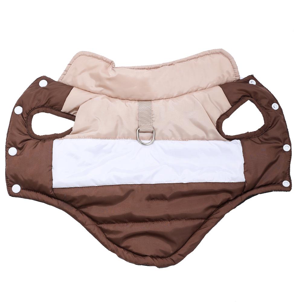 Зимняя ветрозащитная теплая куртка для собаки с D-кольцом для маленькой и средней собаки, кошки, щенка, йоркширского терьера, чихуахуа, мопса, водонепроницаемый костюм для питомца