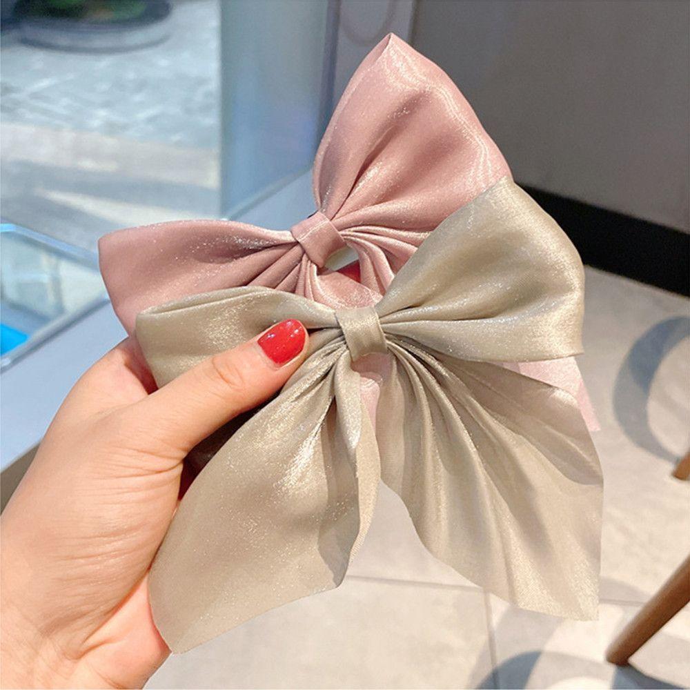 Ленты для волос, аксессуары для волос, зажим для хвоста, заколки с бантом, заколка для волос с бантом, атласные резинки для волос, заколки