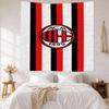 Ac Milan Wall Decor Tapestry Art For Pet Memorial Birthdaywedding Party Backdrop Family Gift
