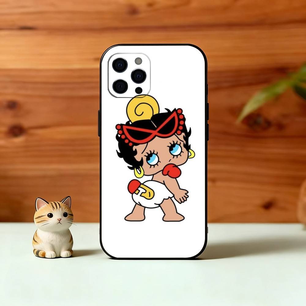 C-cute H-Hysteric M-Min Чехол для телефона для iPhone 17, 16, 15, 14, 13, 12, 11 Plus, Pro Max, Другие Мягкий Черный Чехол