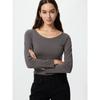 Uniqlo Футболка Airism с УФ-защитой, U-образный вырез, Dry Ex