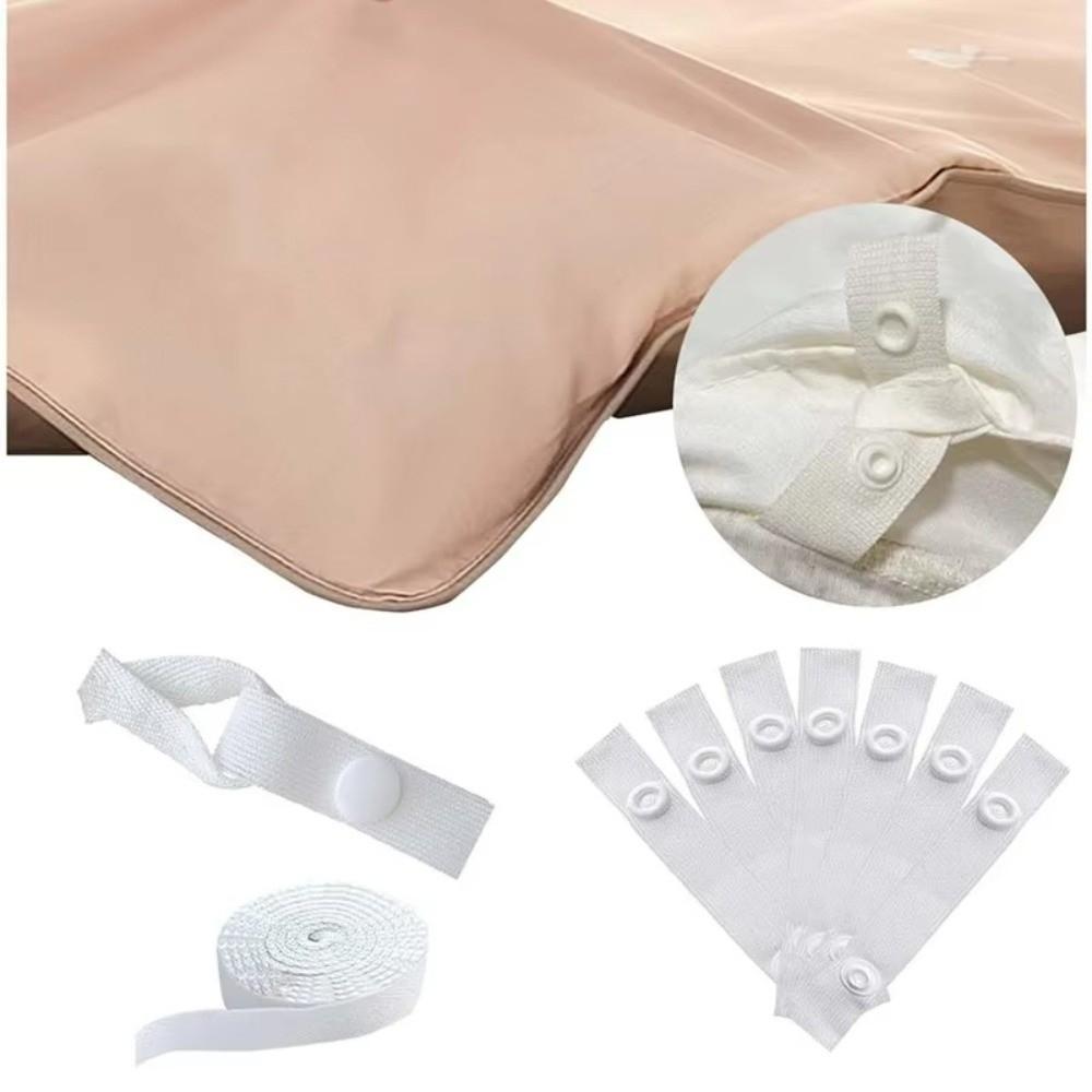 4/8/16PCS Four Corner Fixed Quilt Cover Ties Flat Rope Binding Duvet Cover Straps Home Use