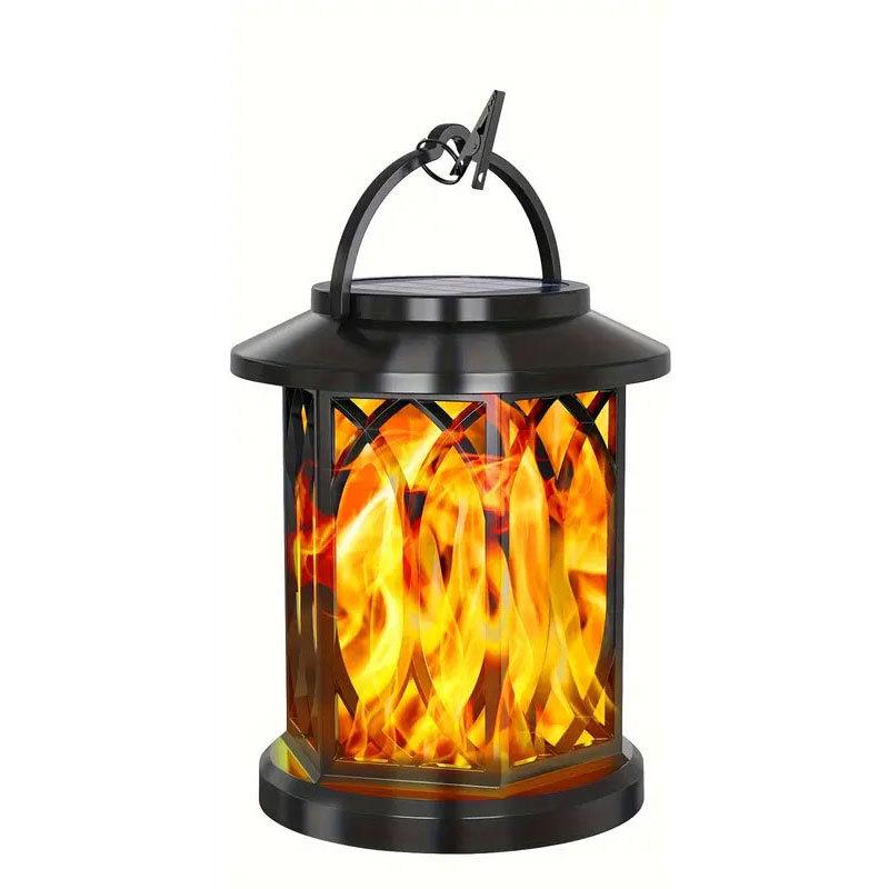 High-Power Solar Flame Lantern for Outdoors – Versatile Street, Courtyard, and Landscape Lighting