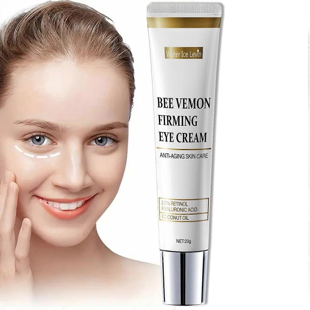 Bee Venom Eye Cream for Dark Circles & Wrinkles, Under Eye Treatment, Firming & Hydrating Anti-Aging Eye Cream for Women & Men, Gentle for Sensitive S