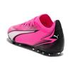 Puma Ultra Match Mg Comfortable Versatile Football Shoes Men Football Shoes Pink Black White 107756-01