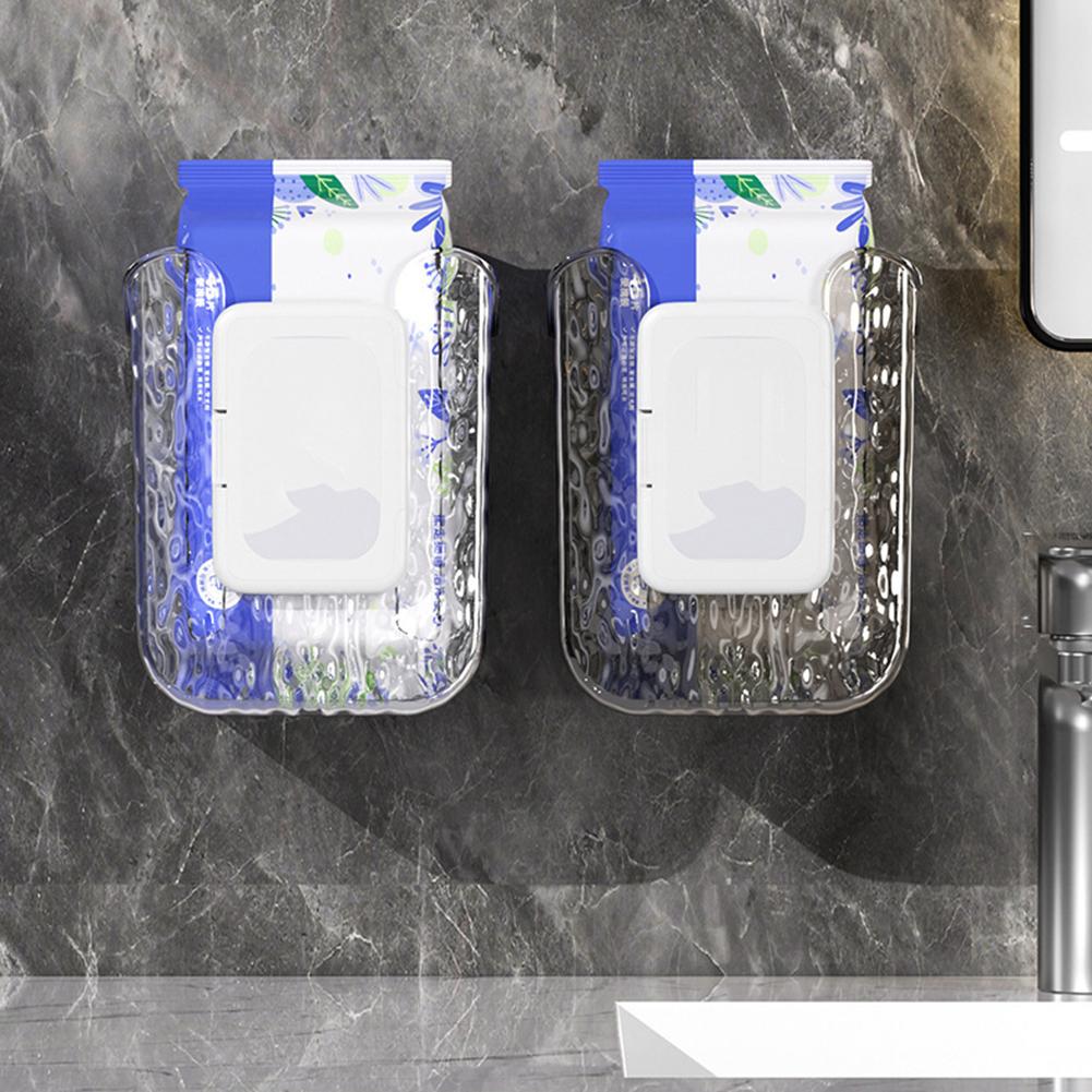 Настенный органайзер для салфеток, самоклеящийся диспенсер для бумажных полотенец для кухни и ванной комнаты