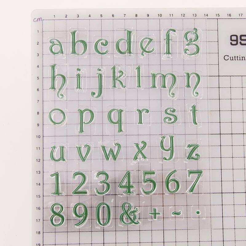 Прозрачные силиконовые прозрачные штампы с буквами алфавита ABC для печати, сделай сам, скрапбукинг, альбом, декор для карт, слово Capital