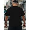 Мужская футболка большого размера, европейский размер, с узором в виде барбекю - Свободная летняя футболка с иллюстрацией барбекю