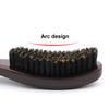 Men Beard Brush with Ergonomic Handle Nylon Boar Bristle Curved Wave Beard Straightener Brush Home Salon Men Mustache Grooming Styling Tools
