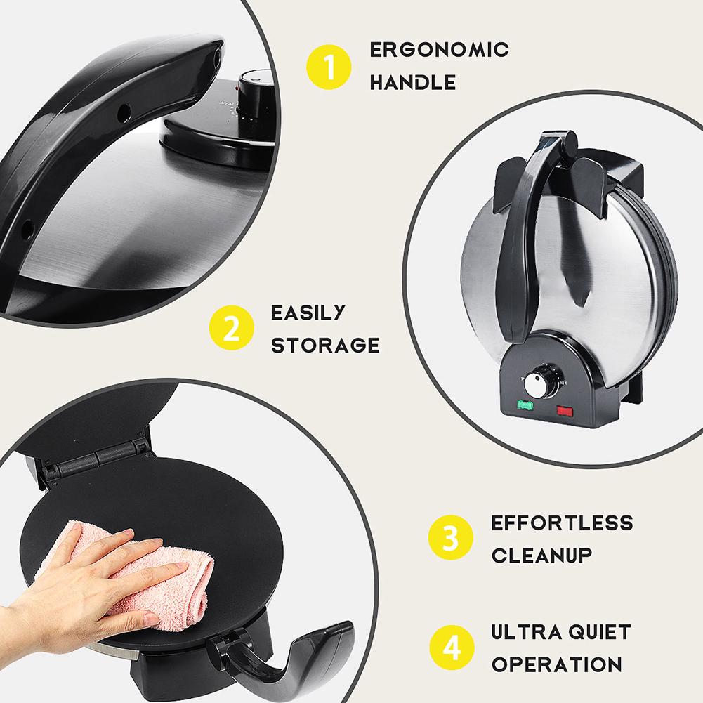 Электрическая блинница с антипригарным покрытием, 2000 Вт, блинница для пиццы, парата, машина для выпечки блинов