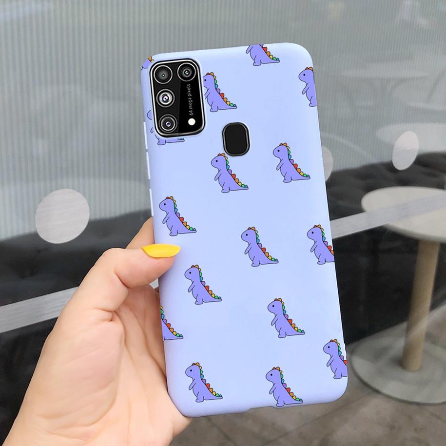 Силиконовый чехол для Samsung M31 M 31 Чехол Свежий Цветок Перо Ударопрочный Чехол для Телефона для Samsung Galaxy M31s M31 s M315 M317 Etui