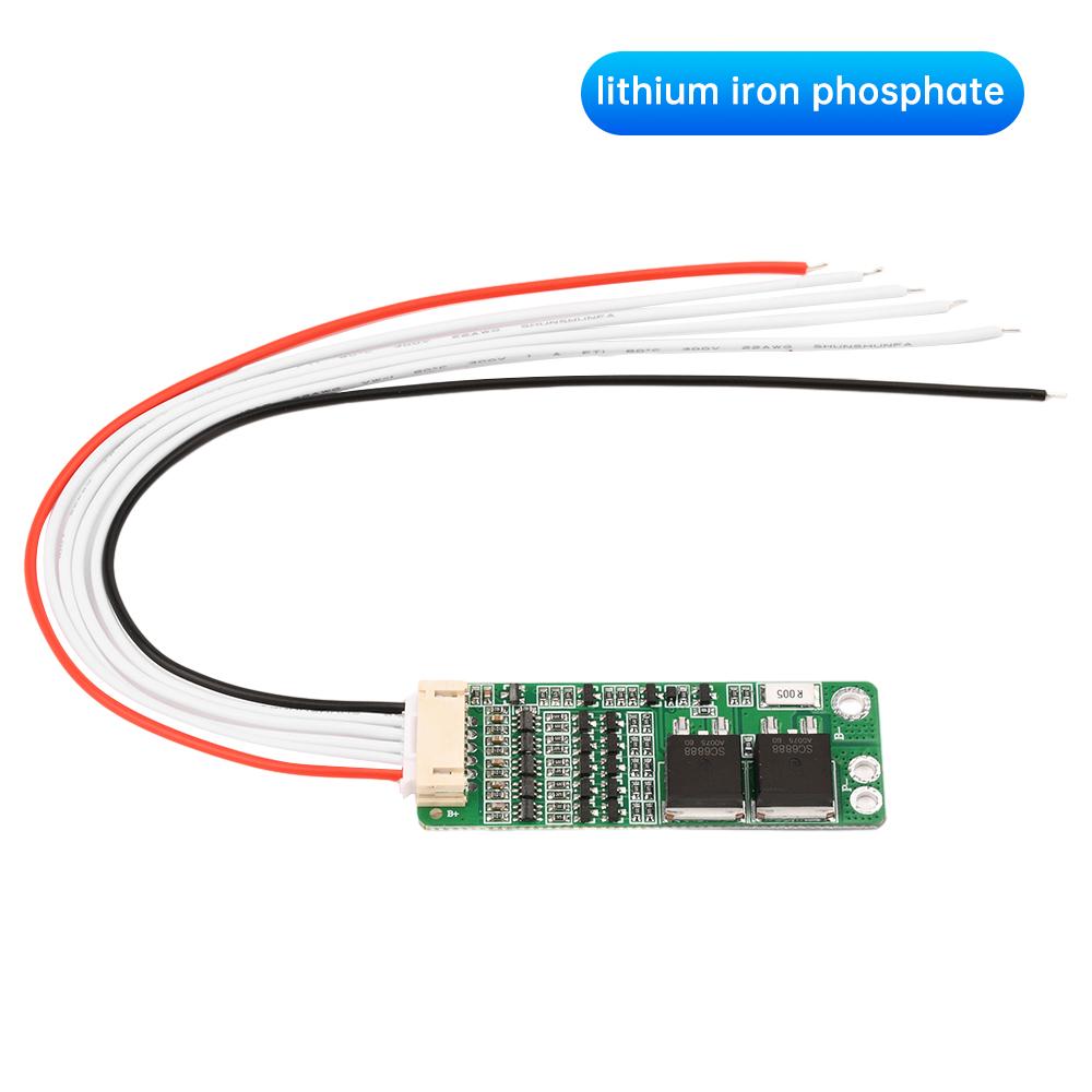 BMS 5S 16V 18.5V 10A LiFePO4 Li-ion Lithium Battery 18650 Ternary Lithium Battery Charger Protection Board Large MOS Transistor