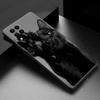 Черный кот пристально смотрит на чехол для телефона Samsung A13 A22 A24 A32 A23 A25 A34 A35 A52S A53 A54 A55 A73 A12 A14 A15 A31 A33 A50 A51