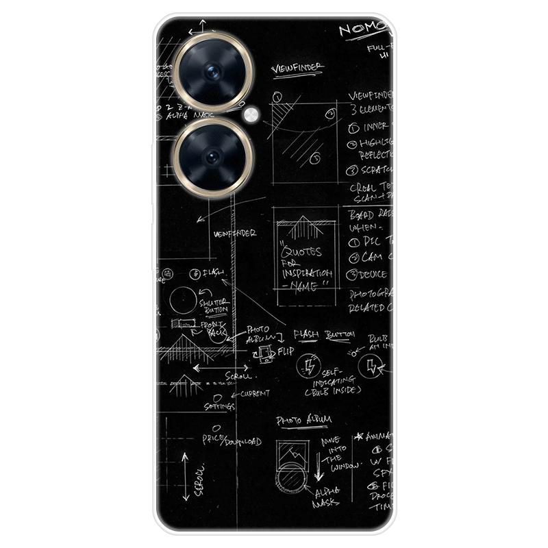 Для Huawei nova 11i nova11i чехол Мягкая силиконовая задняя крышка Чехол для телефона с рисунком из мультфильма Разнообразие