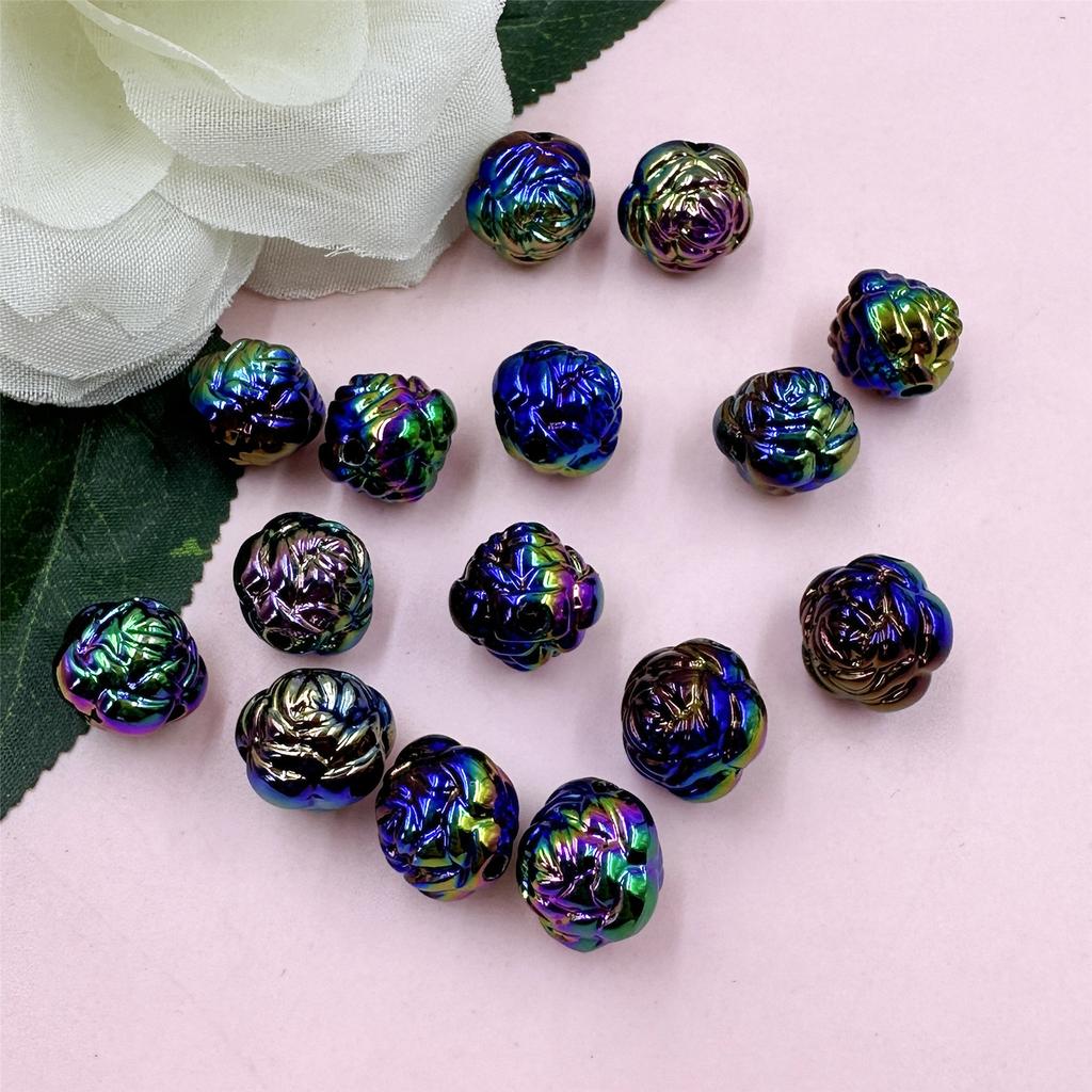 15 шт. 15 мм модные акриловые цветы свободные бусины «сделай сам» для ожерелья, браслетов, изготовления ювелирных изделий