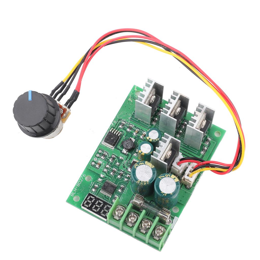 DC6 60V 30A Digital Display 0 100percent  Adjustable Drive Module PWM DC Motor Speed Controller