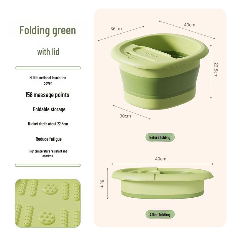 Portable Heated Foot Massage and Bath Bucket for Home Use