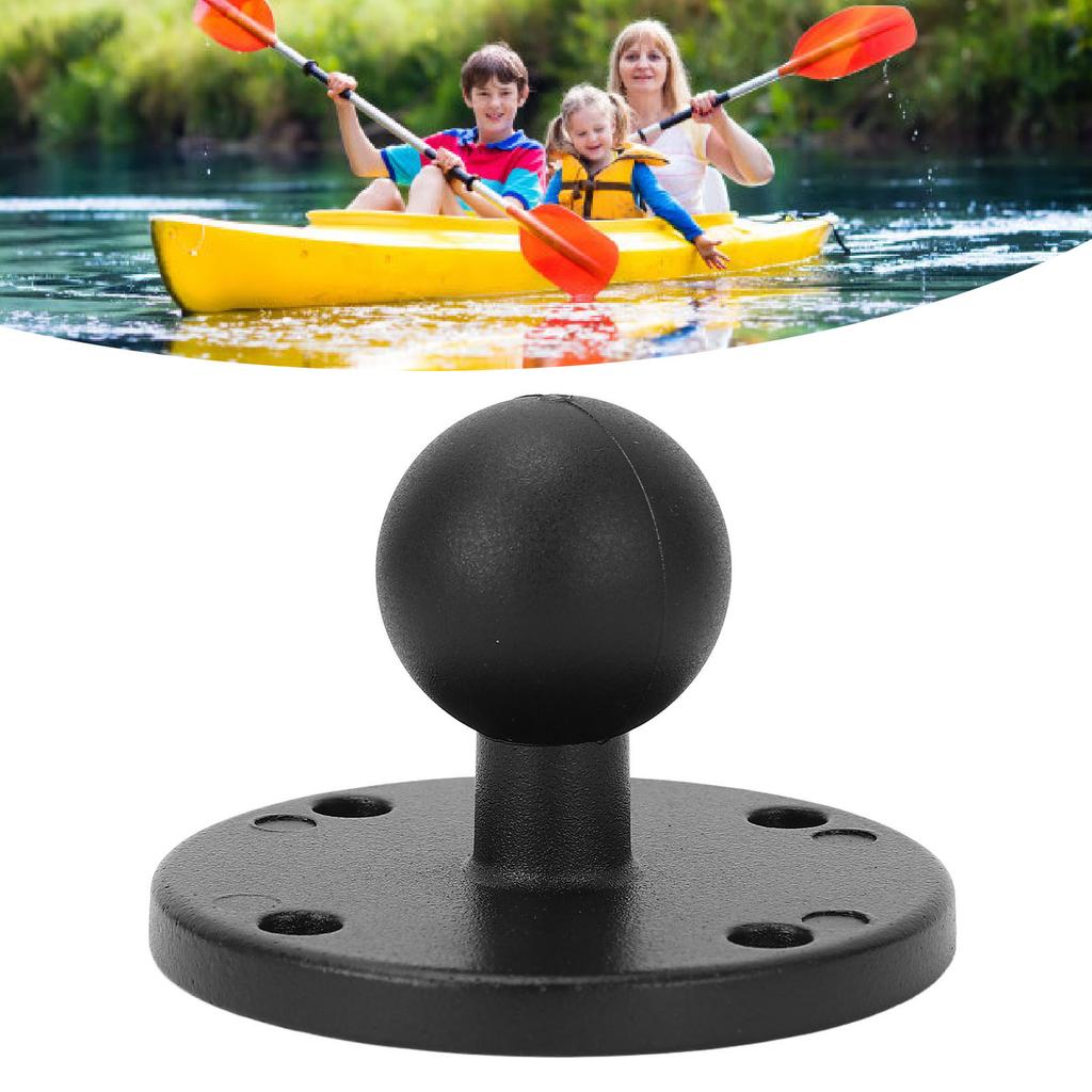 Metal AMPS Adapter Plate 1in Round Ball Mount 4 Hole Pattern Drill Base Aluminium Alloy for Bracket