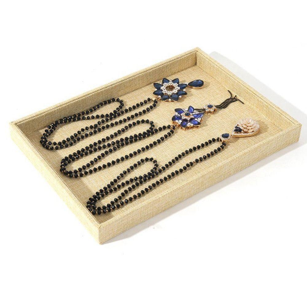 Necklaces Jewelry Storage Box Bracelets Jewelry Display Holder Velvet Jewelry Tray  Jewelry Seller