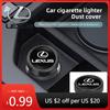 Interior Stickers Car Cigarette Lighter Dust Cover For Lexus IS250 RX330 Ct200h ES300h RX350 IS300h NX300h Waterproof Decorative