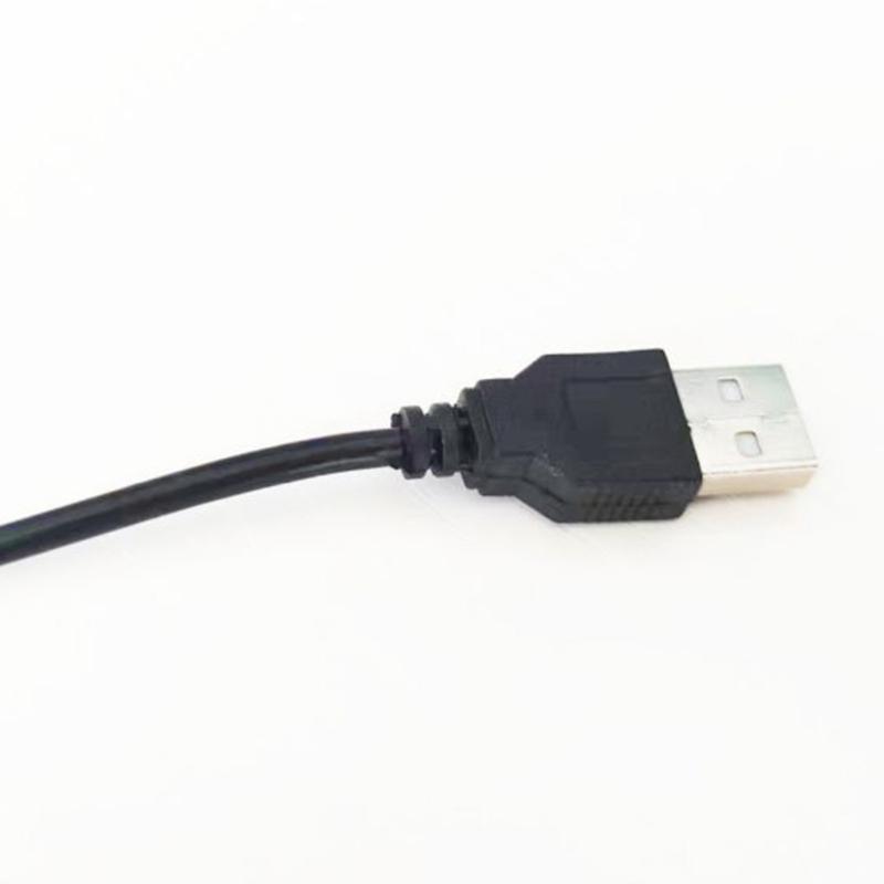 12В USB-кабель питания с угловым разъемом DC 3,5x1,35 мм для настольной лампы, мини-вентилятора, роутеров, длина 35 см