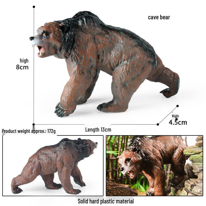 Dinosaur & Dragon Plastic Toy Set: Mythical Animal Figures for Kids