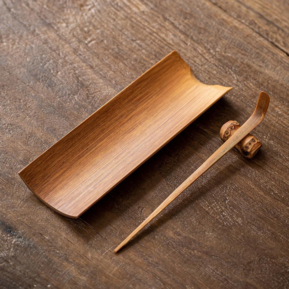 Natural Bamboo Tea Scoop Handmade Tea Needle Durable Tea Accessories Set office