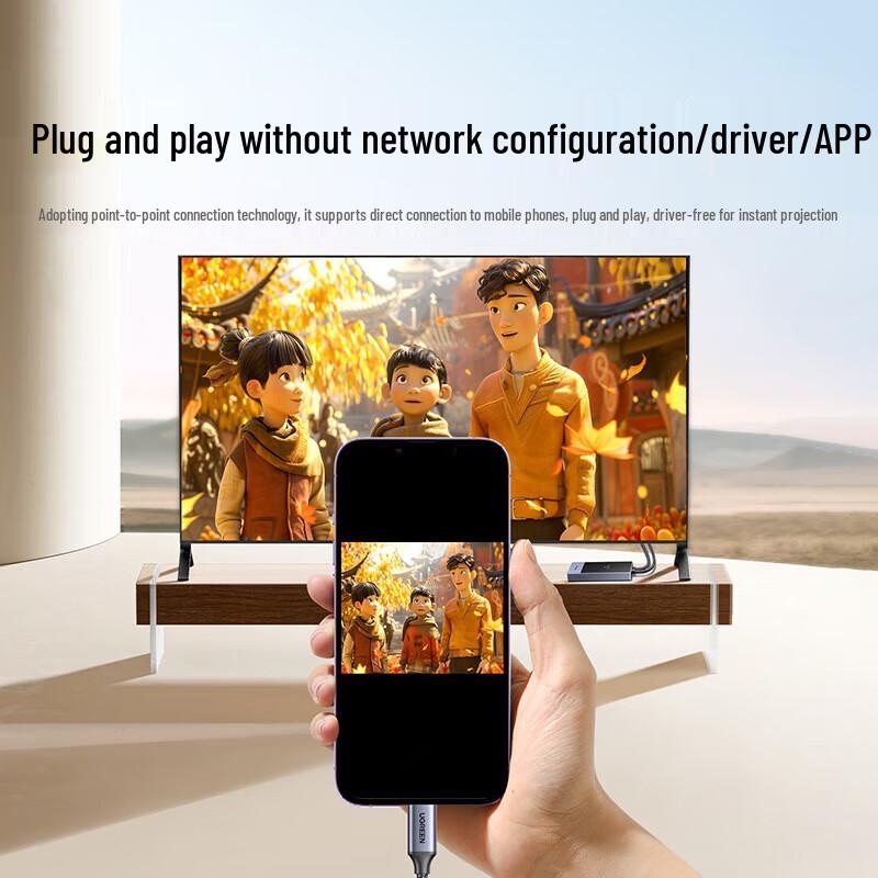 Ugreen 4K Type-C Wireless HDMI Screen Mirroring Adapter