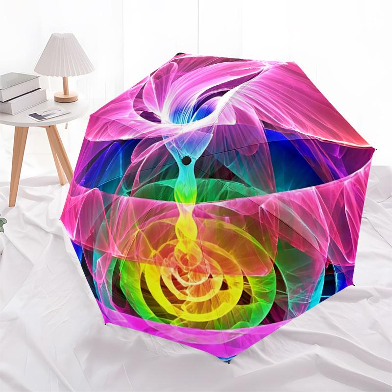 1pc Colorful Sphere Folding Umbrella, Durable, Suitable for Outdoor Activities or Rain, Suitable for Commuting yy251027090