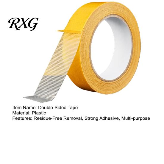 Removable Carpet Tape Heavy-Duty Double Sided Tape, Waterproof Strong Adhesive Double-Sided with Mesh, Grip Double-sided Super Sticky Clear for Walls,