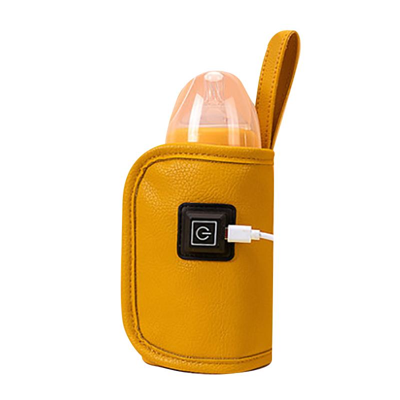 Usb Portable Water Bottle Warmer Homothermal Baby Milk Warmer 40-60 Degree Baby Bottle Insulation Cover Vehicle-Mounted