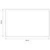vidaXL Schmutzfangmatte Rechteckig Getuftet 40x60 cm Schwarz