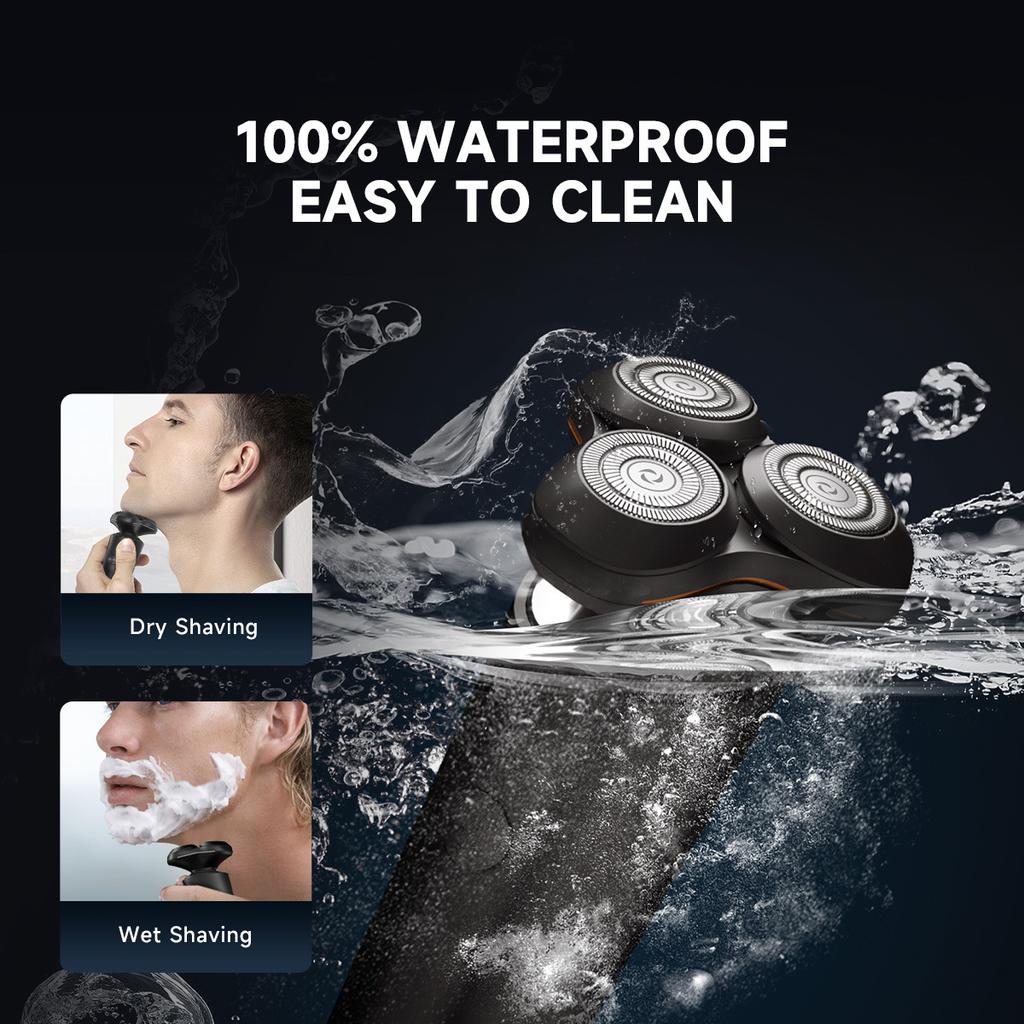 Xiaomi ENCHEN X8S-C Electric Shaver With 4 Replacement Heads Multi-Purpose Type-C Rechargeable Portable Men Beard Trimmer for Men