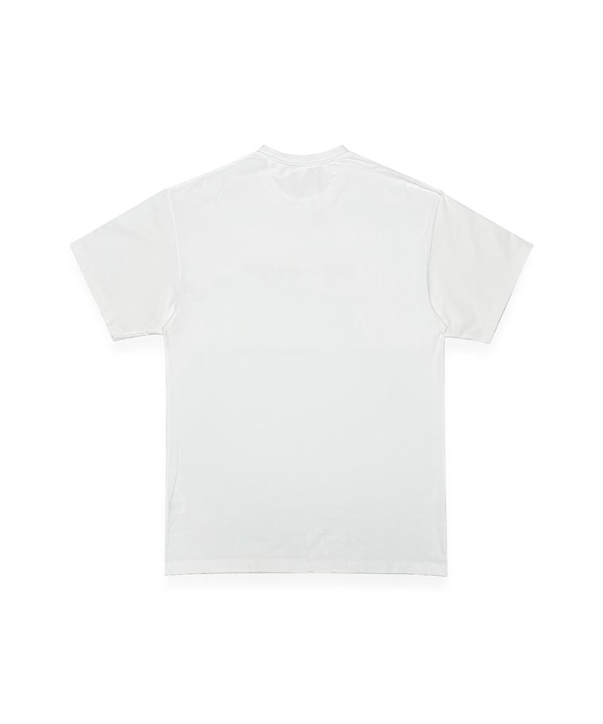 R-4 R-0017 / R4Cing Washed Short Tee (White)