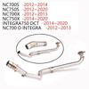 Индивидуальная выхлопная труба для мотоциклов NC700X/NC700S/NC750X/NC750S