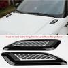 2x Exterior Hood Air Vent Outlet Wing Trim For Land Rover Range Rover 2013-2018