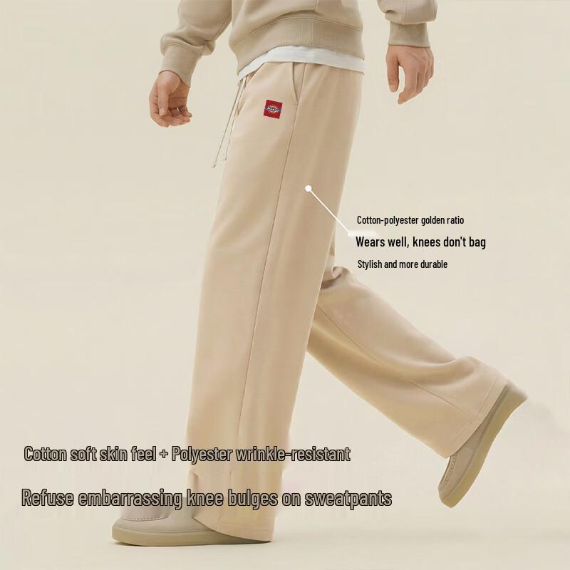Мужские повседневные брюки Dickies, свободный крой, прямые штанины, смесовый хлопок A