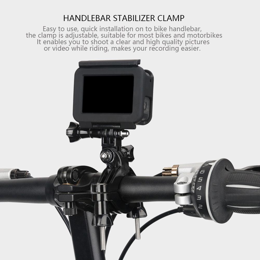 Outdoor Bicycle Handlebar Action Camera Gimbal Stabilizer Holder for Cycling Bikes Motorbikes