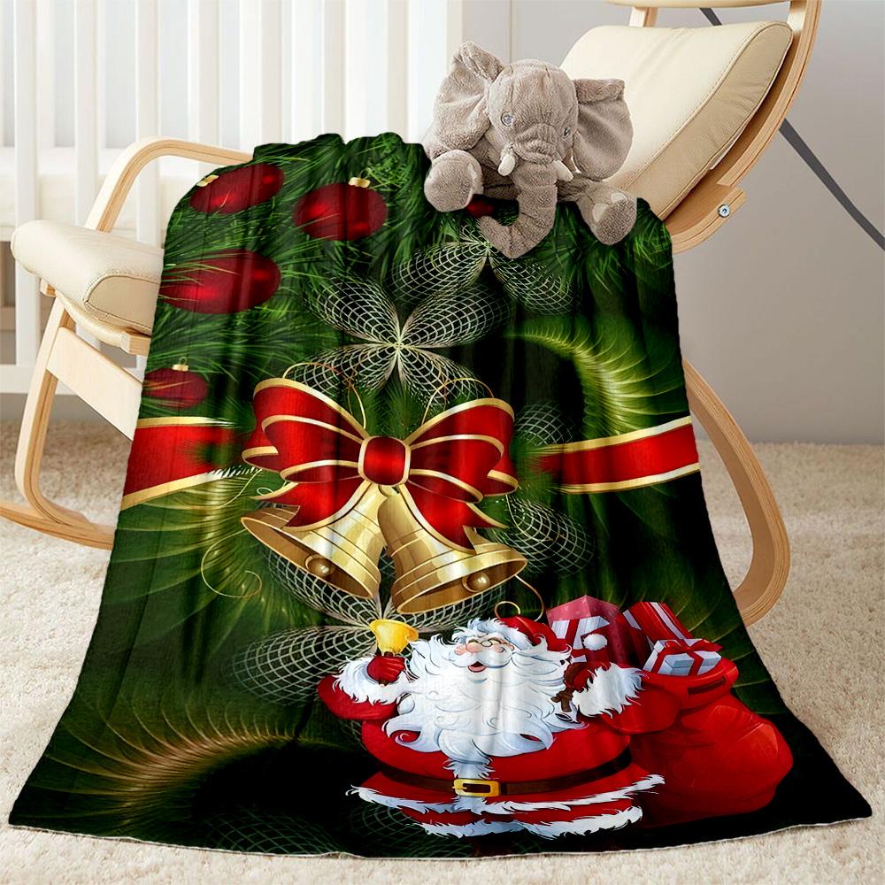 Christmas 202 Blanket Warmthful Decor Great for Sofa Chair Office Chair Four Seasons Multipurpose Modern Gift for Travel Home Birthdays