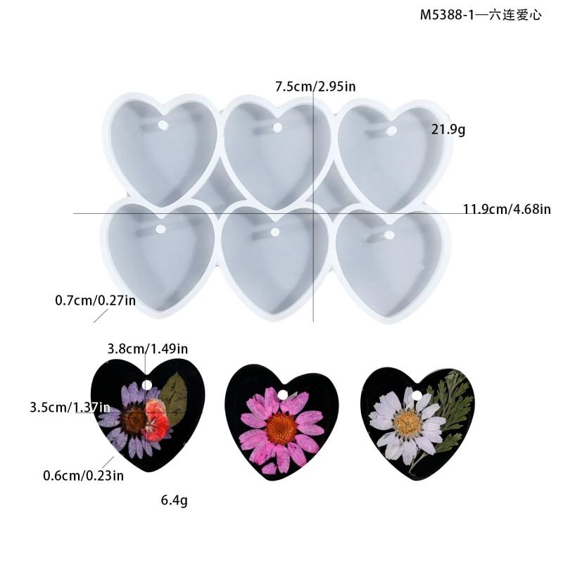 Сделай сам Форма для заливки капель Ключница Подвеска Серьги Луна Любовь Бабочка Силиконовая форма Аксессуары для брелока