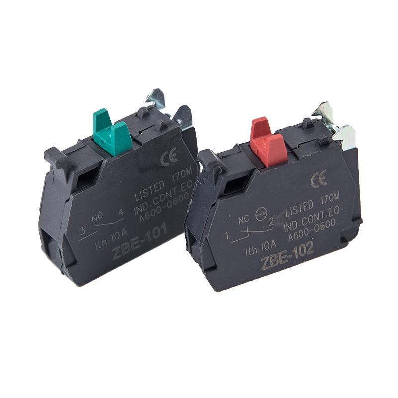 Button Switch Contact Block Base Zbe-101 No / Zbe-102 Nc For Xb4/Xb5