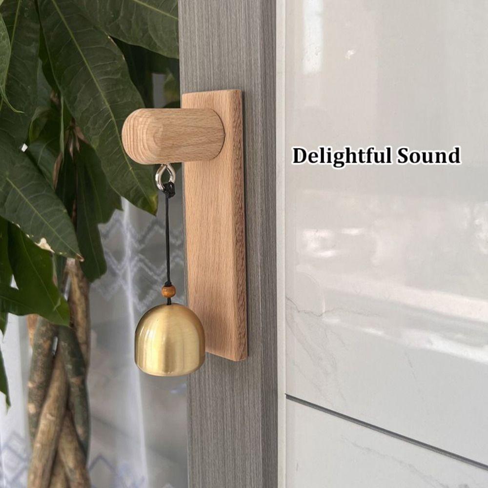 Дверной колокольчик для владельцев магазинов, деревянный колокольчик для ветра, элегантный дверной звонок для бизнеса и сада