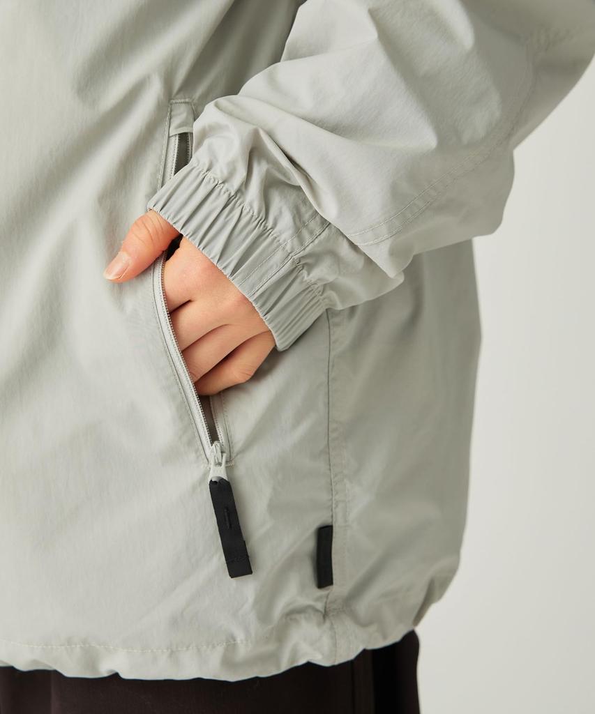 Snow Peak Nylon Tussah Utility Storage Jacket Light Size Outerwear for Men and Women JK-25AU008, Grey, S,