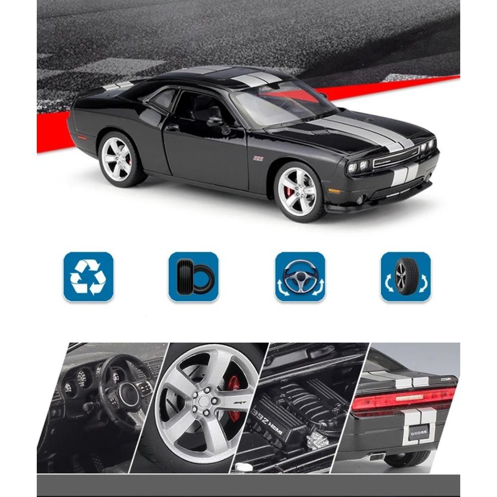 Welly 1/24 Dodge 2012 Challenger SRT Сплав Масштабная Модель Автомобиля Литьевой Металл Миниатюрная Модель Автомобиля Коллекция Детская Игрушечная Машина Транспортное Средство