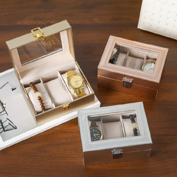 Органайзеры для дорогих часов Прозрачное окно для обзора Многоцелевой кейс-коробка для хранения украшений Премиальная композитная конструкция